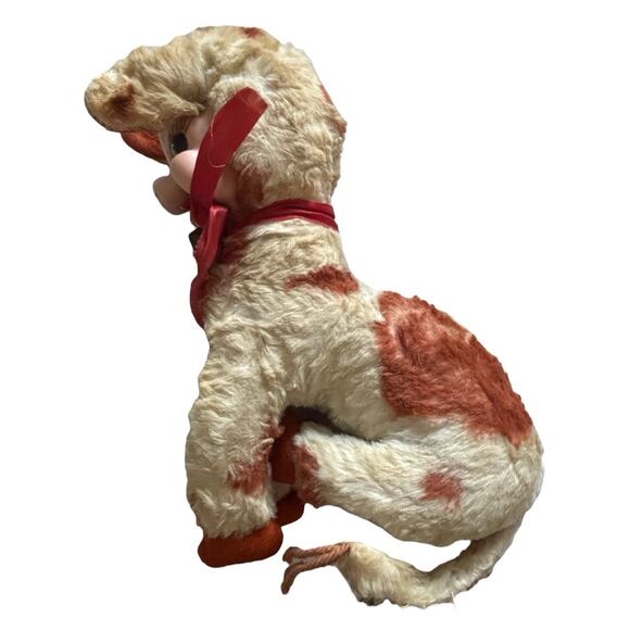 Vtg Rushton Star Creation Daisy Belle Rubber Face Cow Plush Toy 50s No Sound - Picture 4 of 10